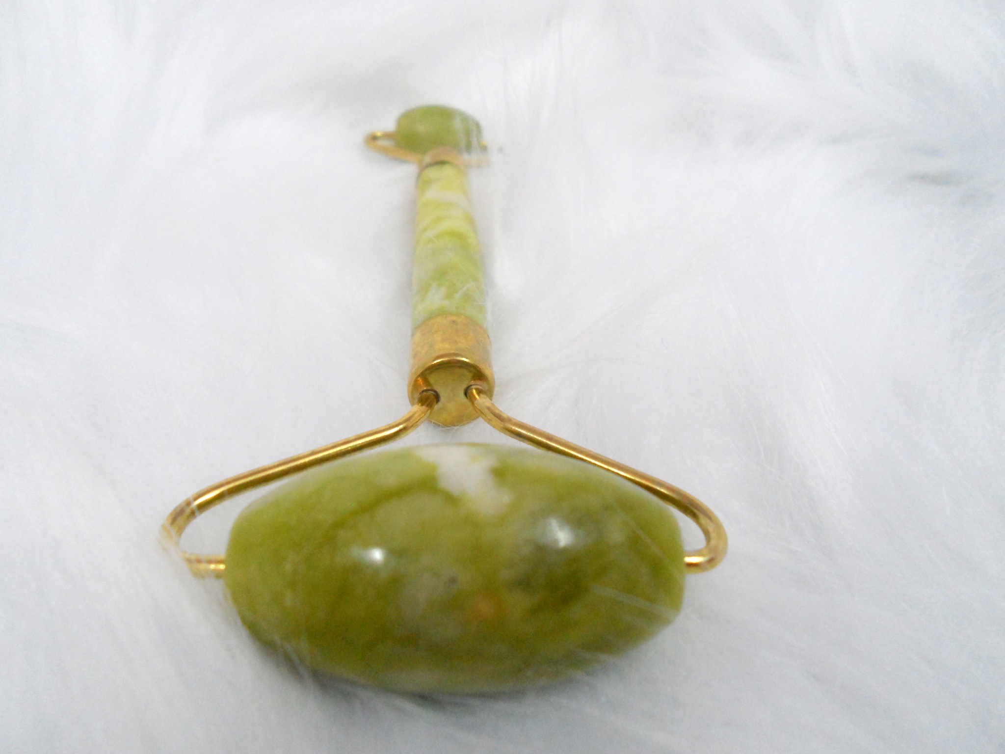 2-Headed Jade Stone Facial Roller for Skin Rejuvenation