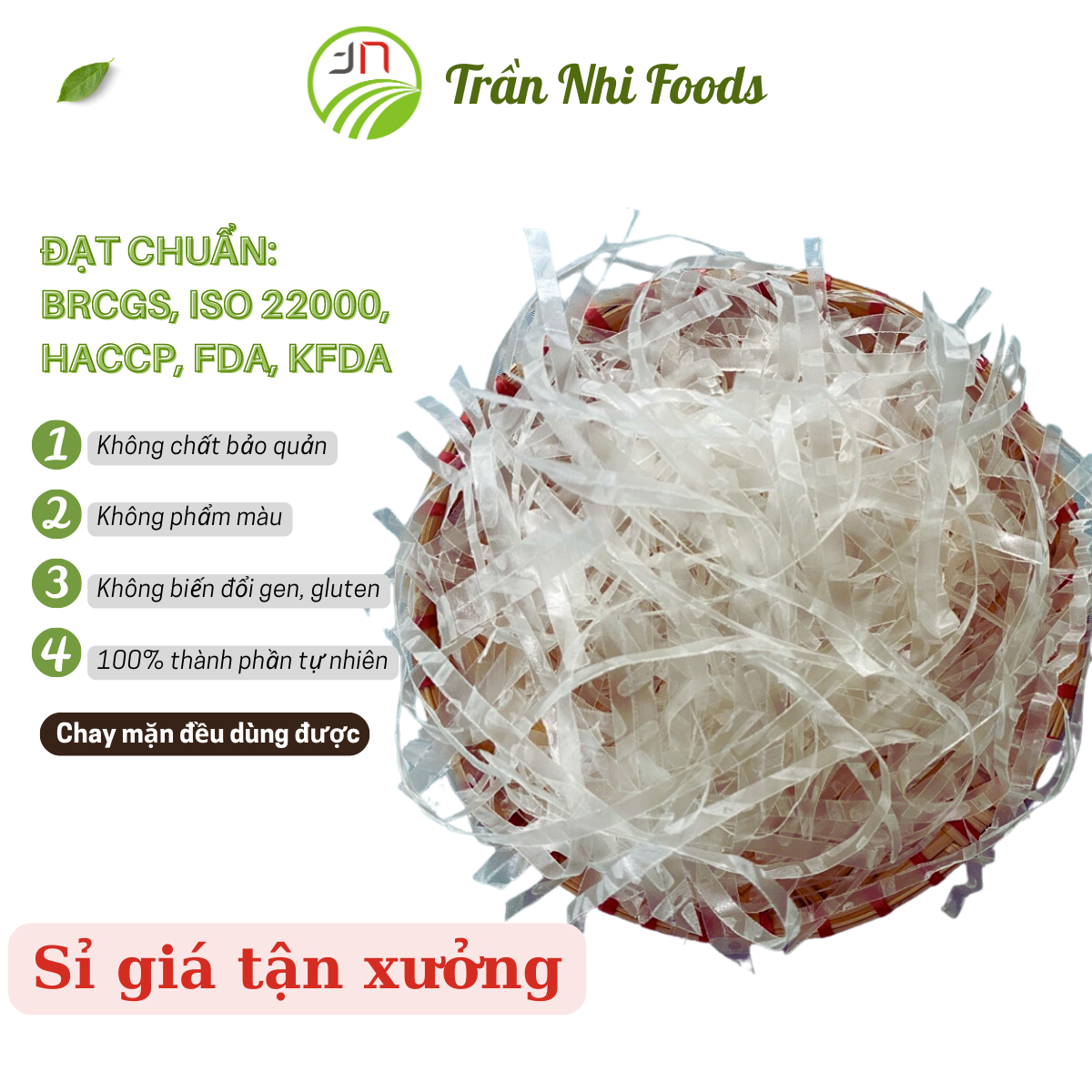 1kg Bánh tráng rìa bánh tráng xuất khẩu bánh rìa cắt sẵn làm bánh tráng trộn Trần Nhi
