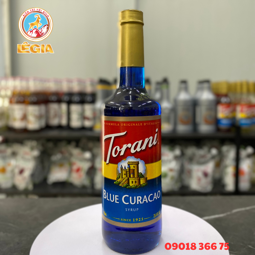 Siro torani curacao 750ml - torani blue curacao syrup