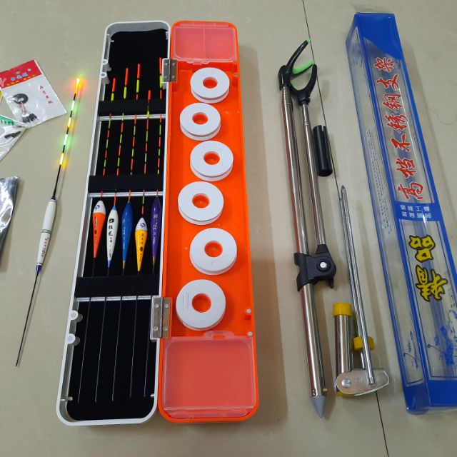 Combo hộp phao + chống câu đài ..