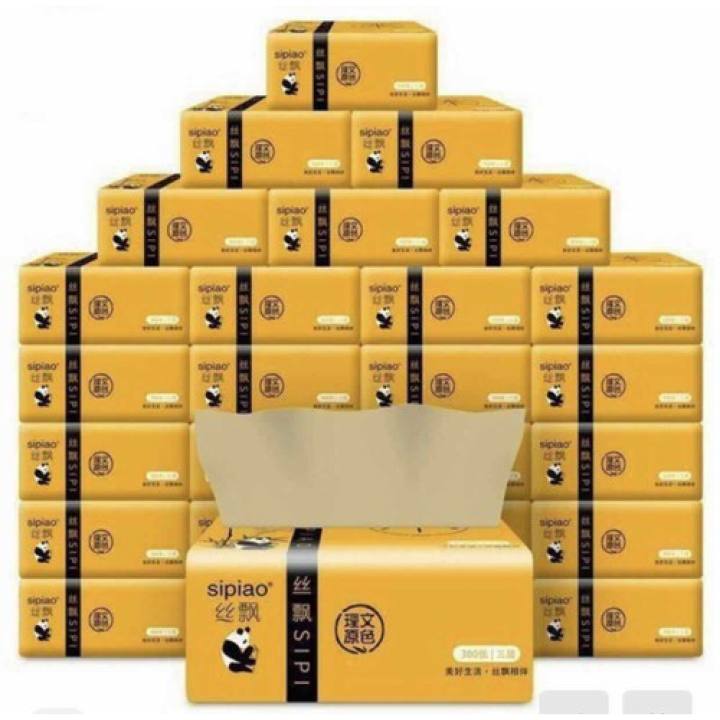 [HCM]BỊCH 300 KHĂN GIẤY GẤU TRÚC  ShopAnhThu