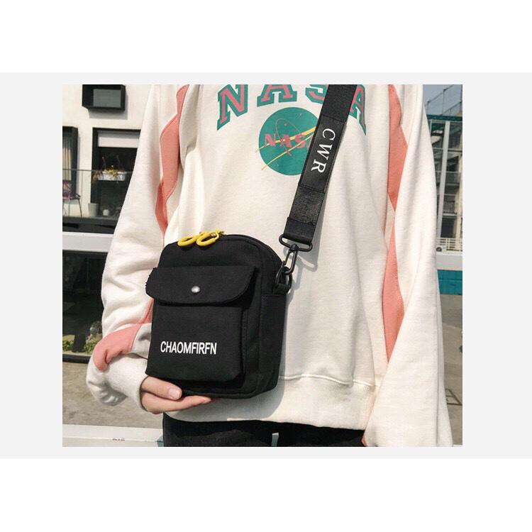Túi đeo chéo Unisex CHAOMFIRFN mẫu vuông