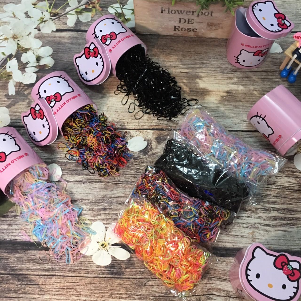 Hộp chun buộc tóc Helo Kity cho bé gái
