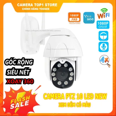 Camera IP Yoosee Ngoài Trời PTZ2 FullHD Tiếng Việt - Xoay 360 - Hồng Ngoại Quay Đêm