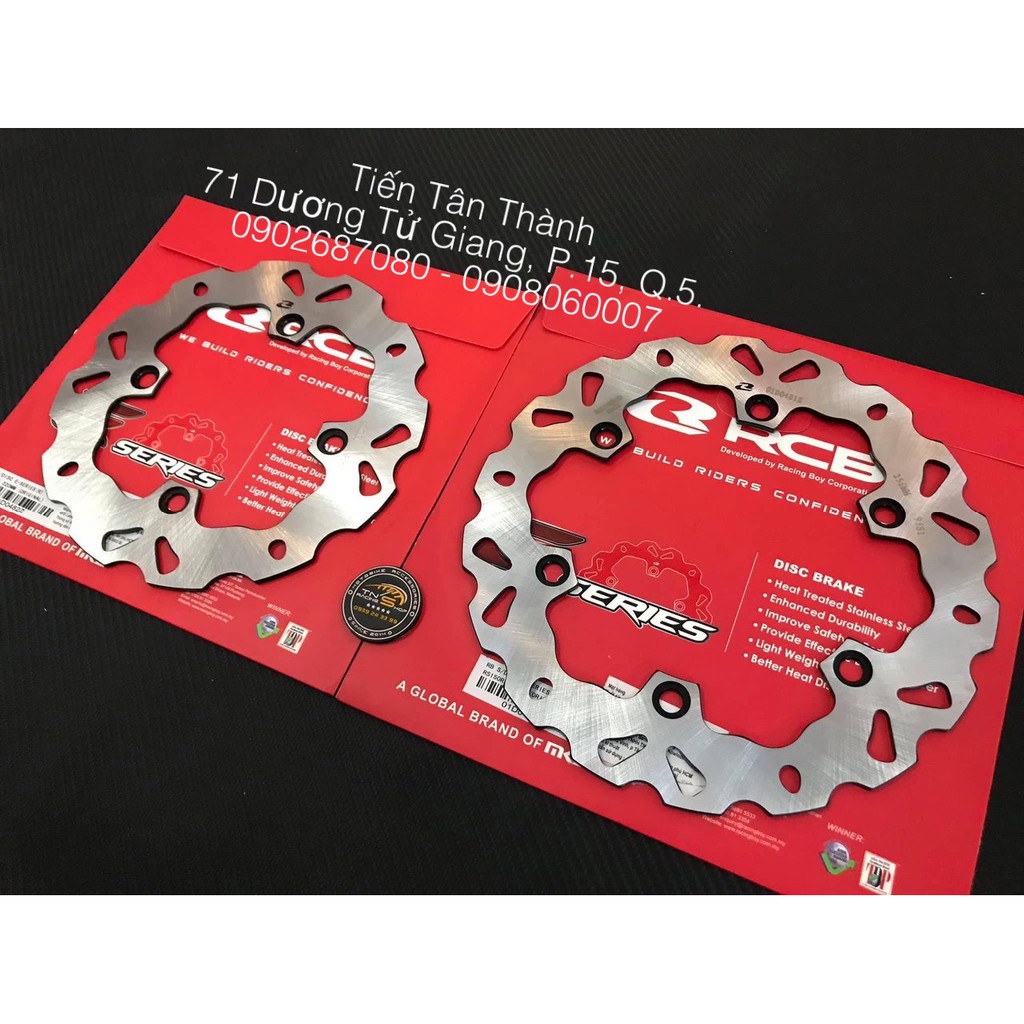 [HCM]Đĩa thắng Racing Boy Winner - Ex150 - Ex135 - Raider - Sirius - Wave hàng chính hãng.