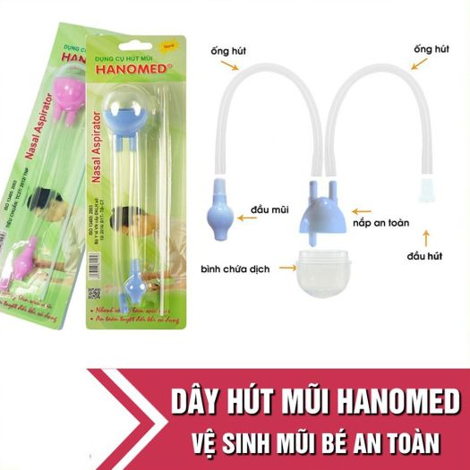Hút mũi dây hanomed ,dụng cụ hút mũi cho bé hanomed