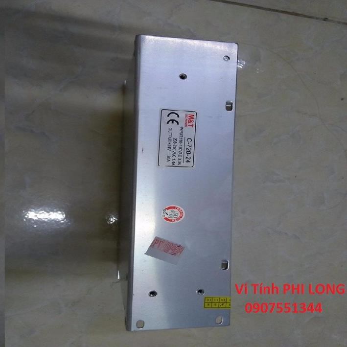 NGUỒN TỔ ONG 24V 30A CÓ QUẠT