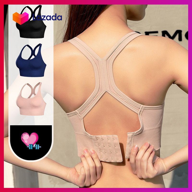 Áo bra tập GYM đan lưng móc cài sau - Áo bra chạy bộ - NHShop