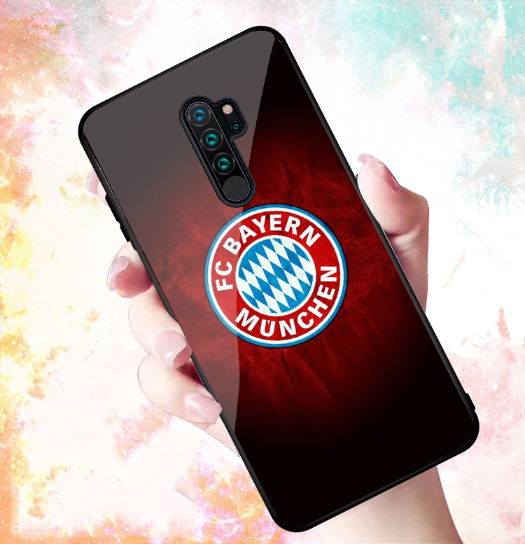 Ốp Lưng XIAOMI REDMI NOTE 8 PRO REDMI 9 mặt kính cường lực cao cấp In hình Câu Lạc Bộ Bóng Đá