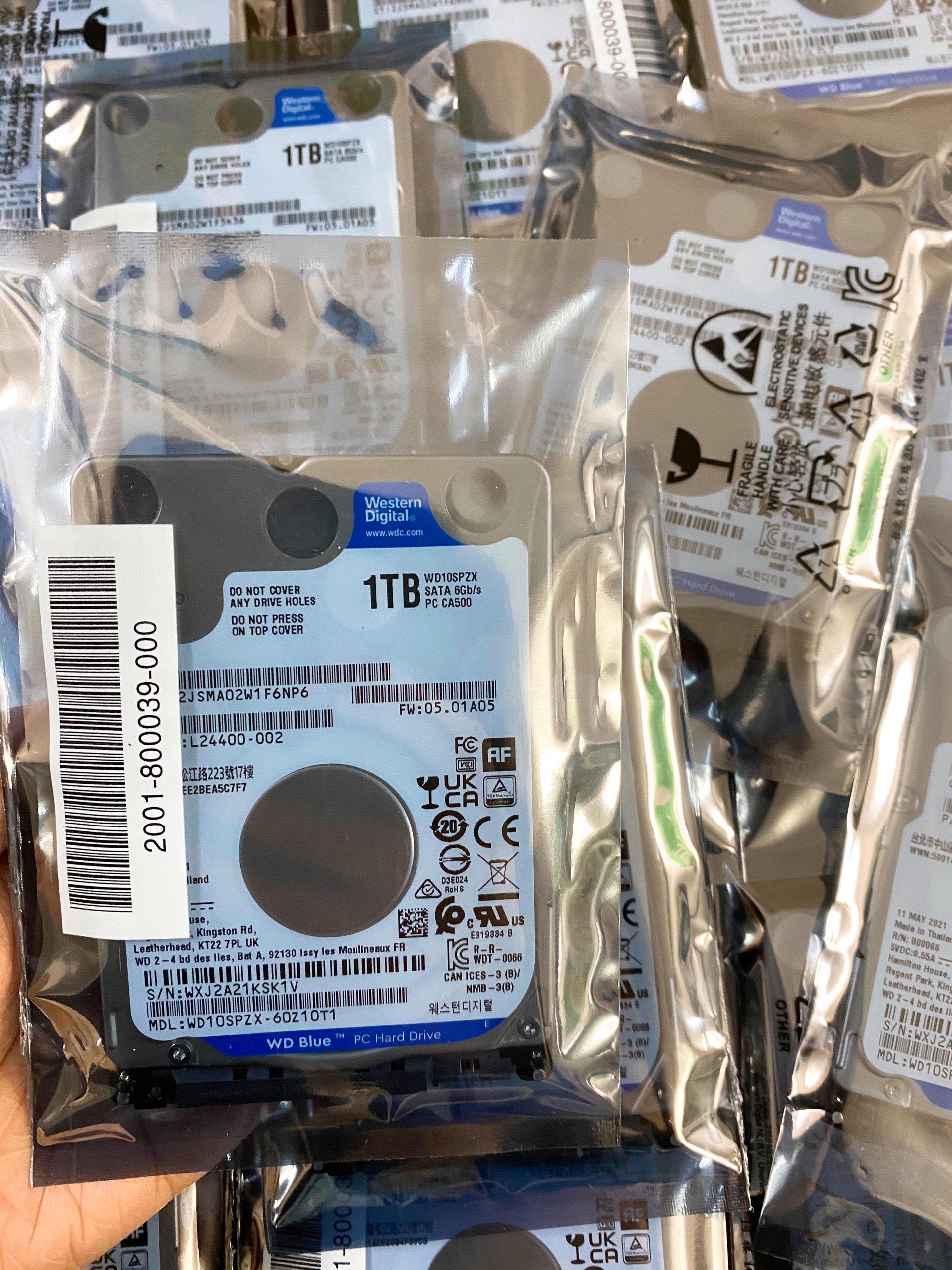 Ổ cứng laptop HDD Western Blue 1TB 2.5"