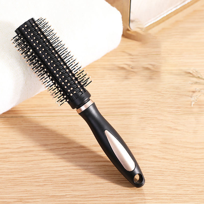 Lược Tròn Sấy Tạo Kiểu Tóc Uốn Tóc Cao Cấp Black Gold