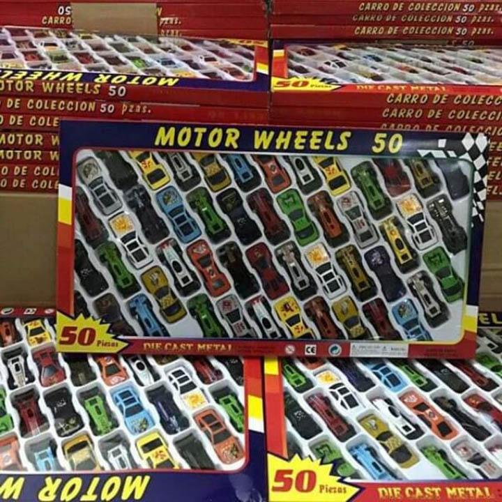 Set 50 Ô tô Bằng Sắt Cho Bé