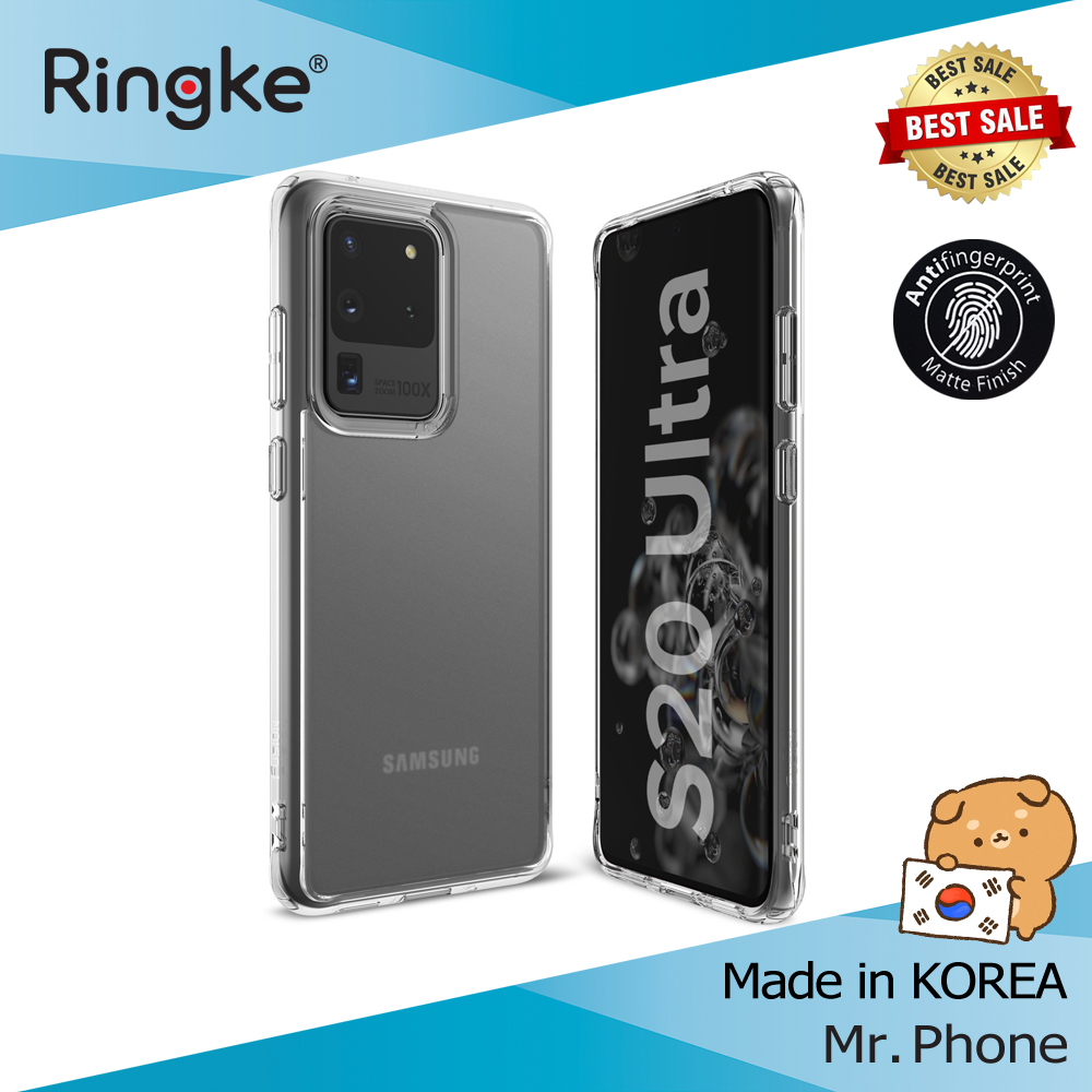 [HOT-Rinke Matte Clear] Ốp lưng Galaxy S20 Plus / Ultra Ringke Fusion Hàn Quốc (Ringke Fusion Case for Galaxy S20+ / S20 Ultra Korea)
