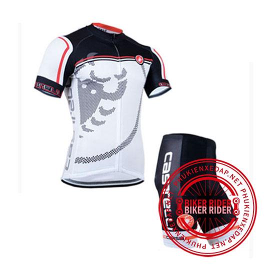 Bộ quần áo xe đạp ngắn tay cao cấp Castelli PKXD-935