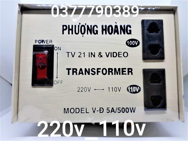 [HCM]biến áp điện 220-110