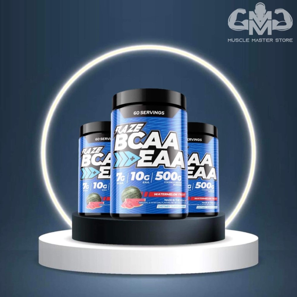 Thực Phẩm Phục Hồi và Xây Dựng Cơ Raze BCAA + EAA 30 Lần Dùng