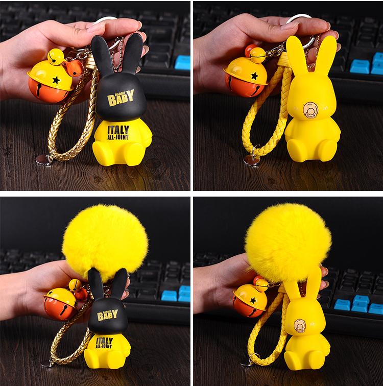 Móc khóa set thỏ phối
