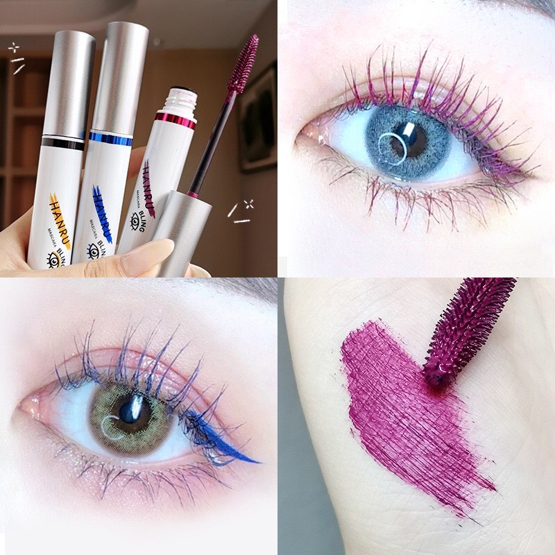 Mascara mầu HANRU Bling Nâu , xanh, tím , đen