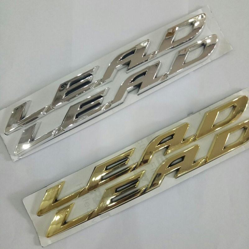 Bộ tem nổi chữ Lead các đời xe (giá 1 cặp)