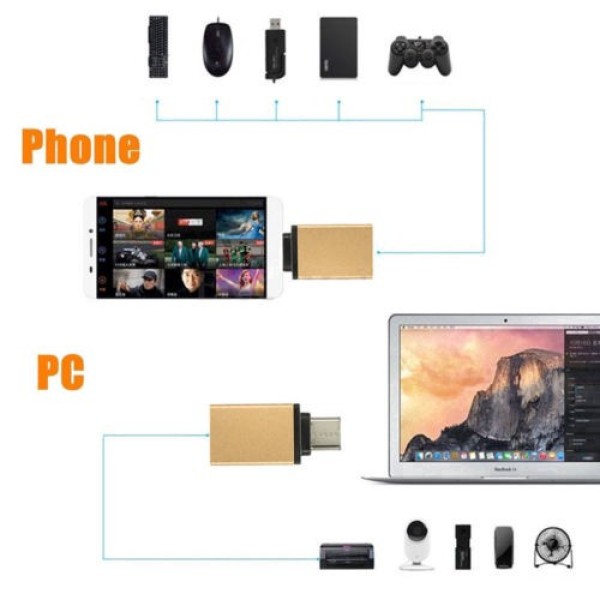 Bảng giá Adapter Chuyển Đổi USB-C Type-C Sang USB (Loại Đẹp) - ADAP612 Phong Vũ