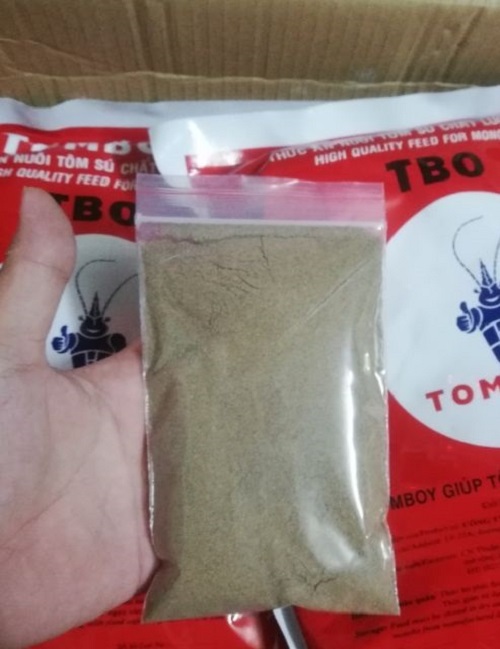 100gr Cám TB0 mịn cho cá con, cá 7 màu, thức ăn cá cảnh