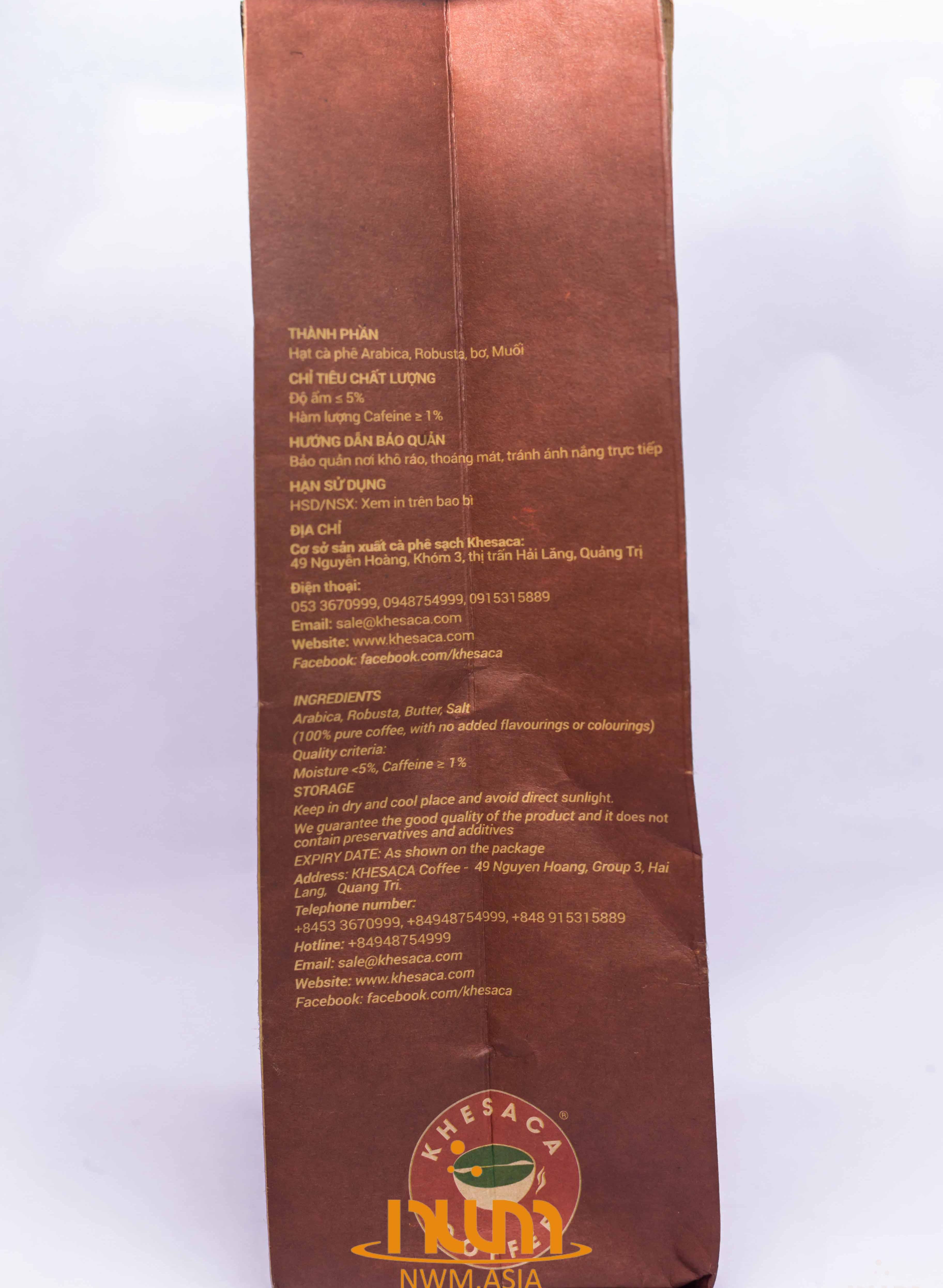 Cà phê Khe Sanh - cấp 4