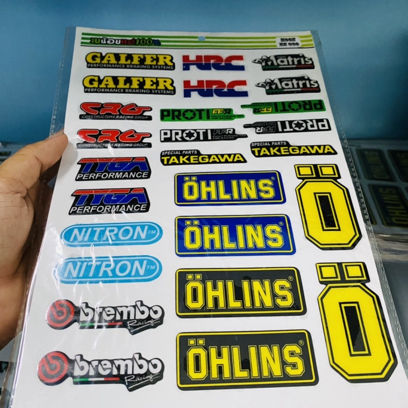 26 tem logo keo nổi dán xe máy