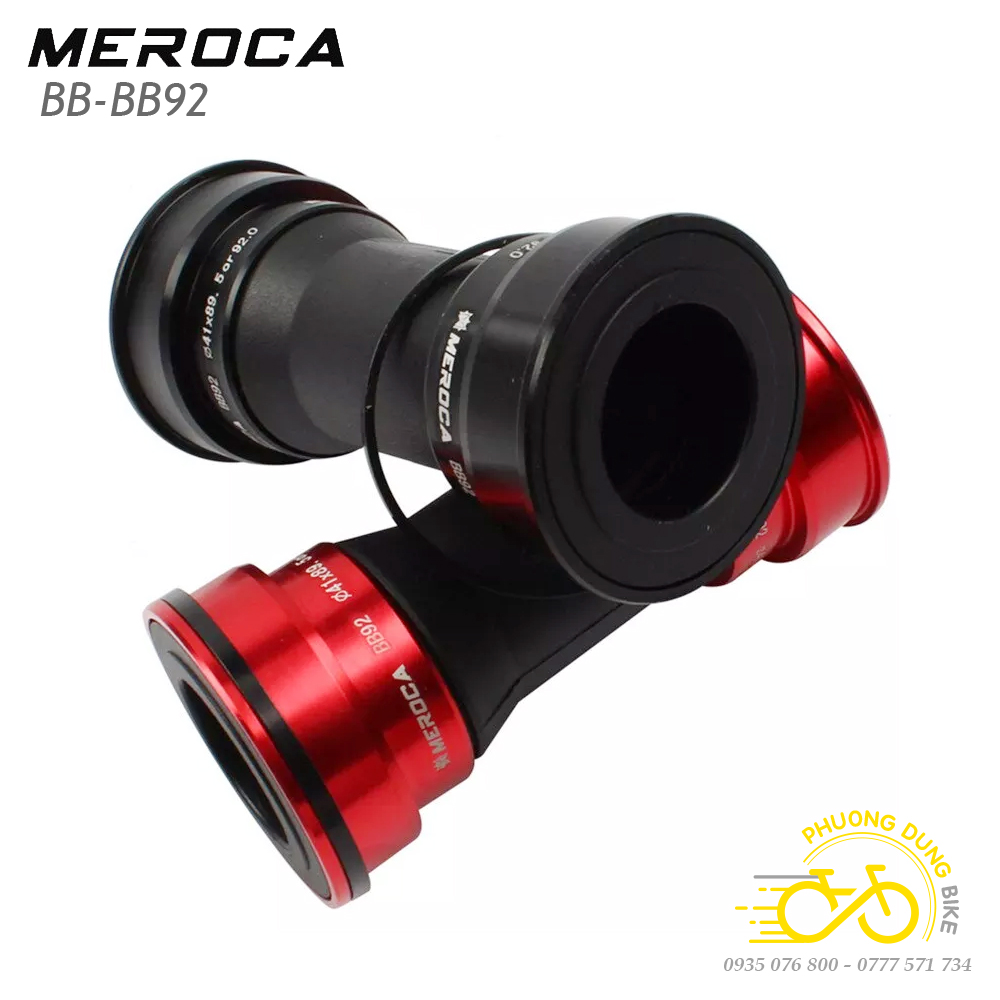 Meroca Bb92 Hollow Core Bicycle Center Shaft (Bb Pressed)