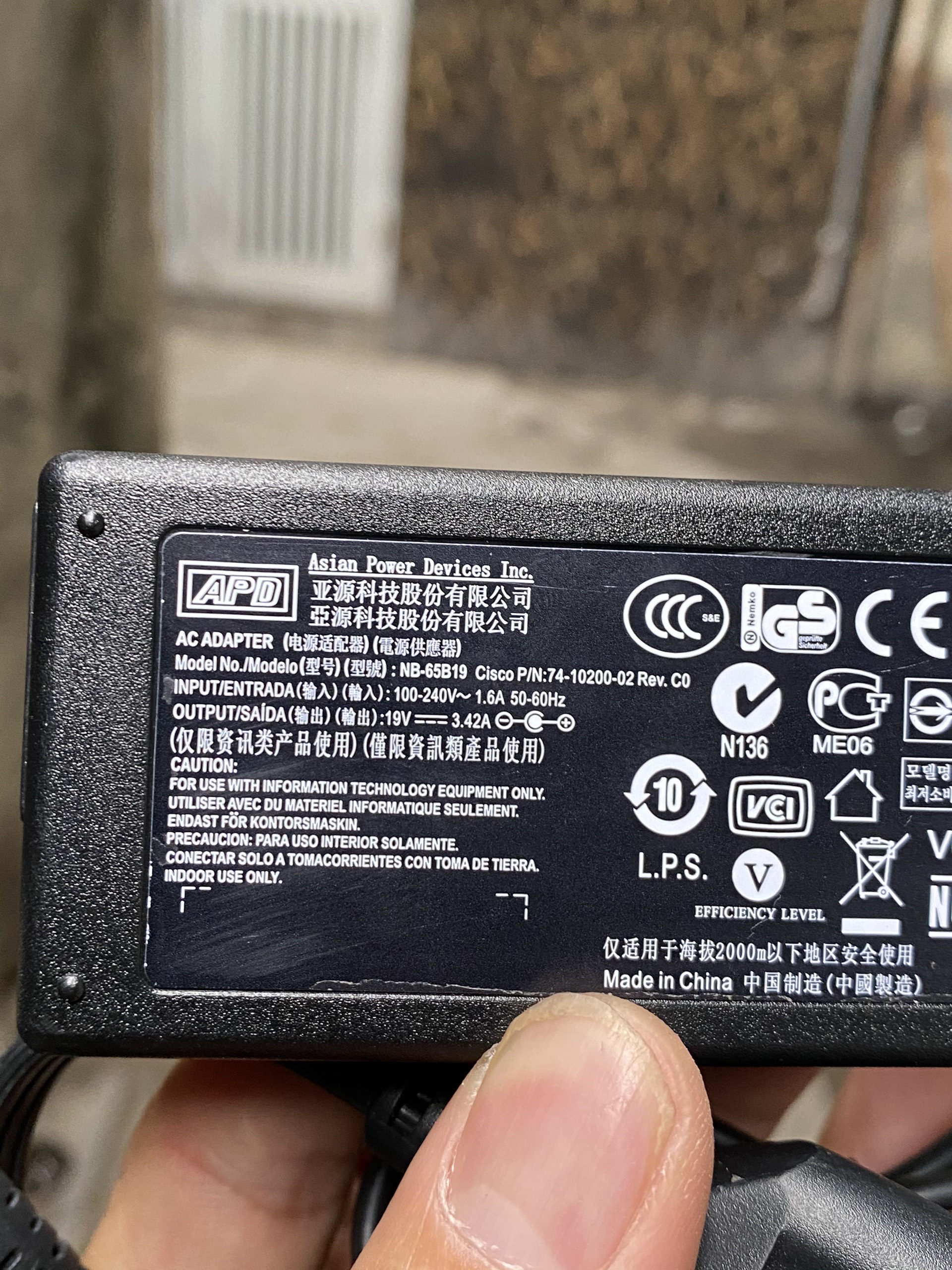 Adapter nguồn máy tính mini Intel DC 19v bảo hành 12 tháng
