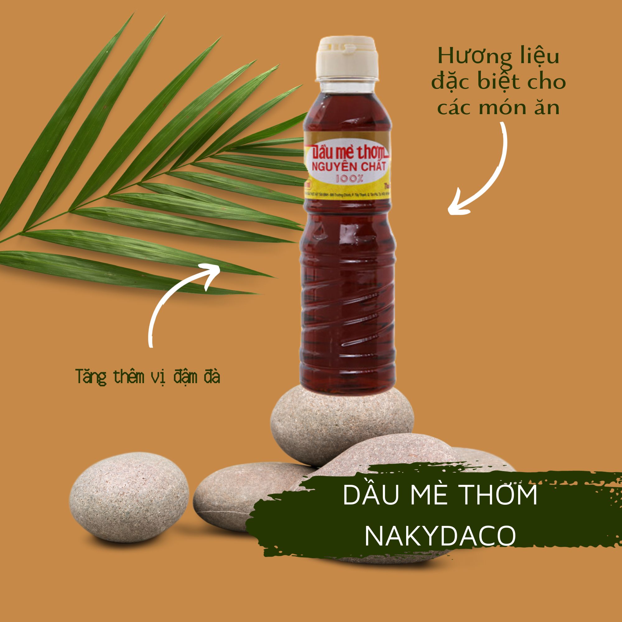 Dầu Mè Con Két Nakydaco 250ml