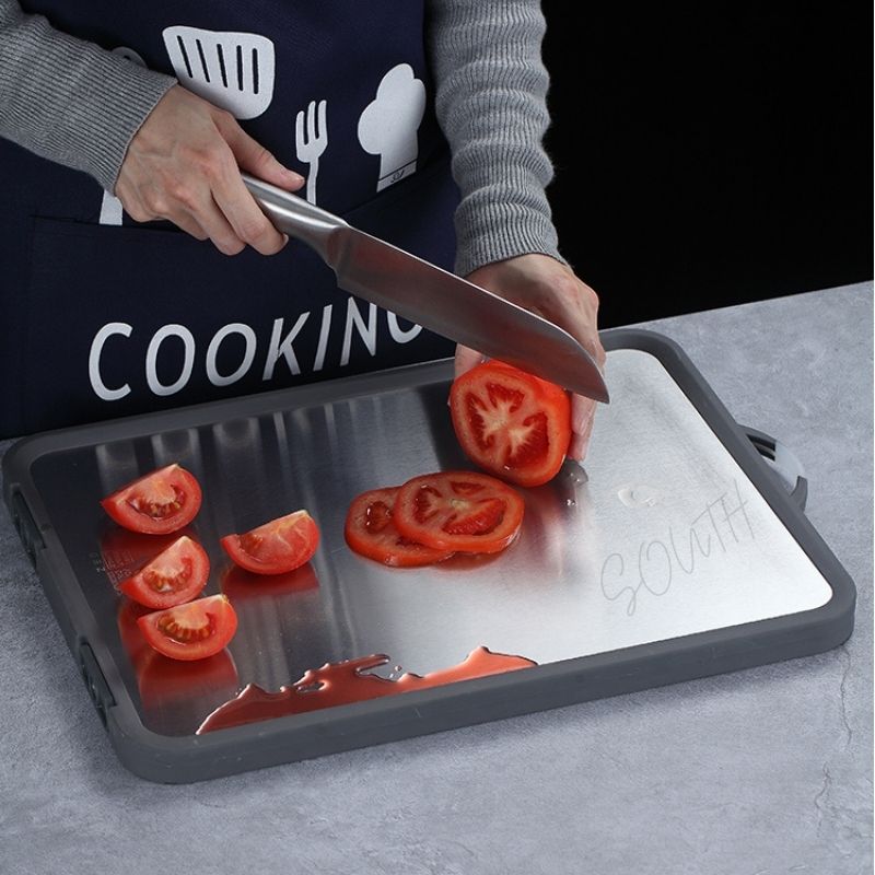 Thớt Inox 304 Cao Cấp 2 Mặt Kháng Khuẩn