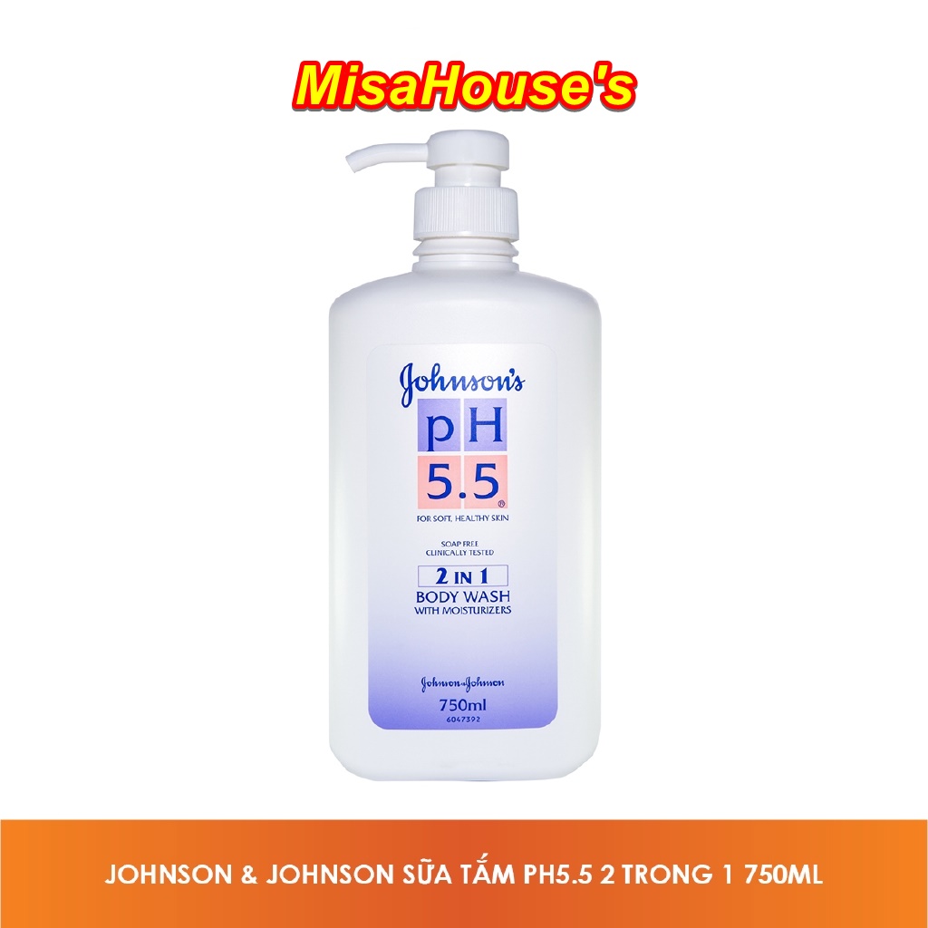 Sữa tắm ph 5.5 johnson’s 2in1