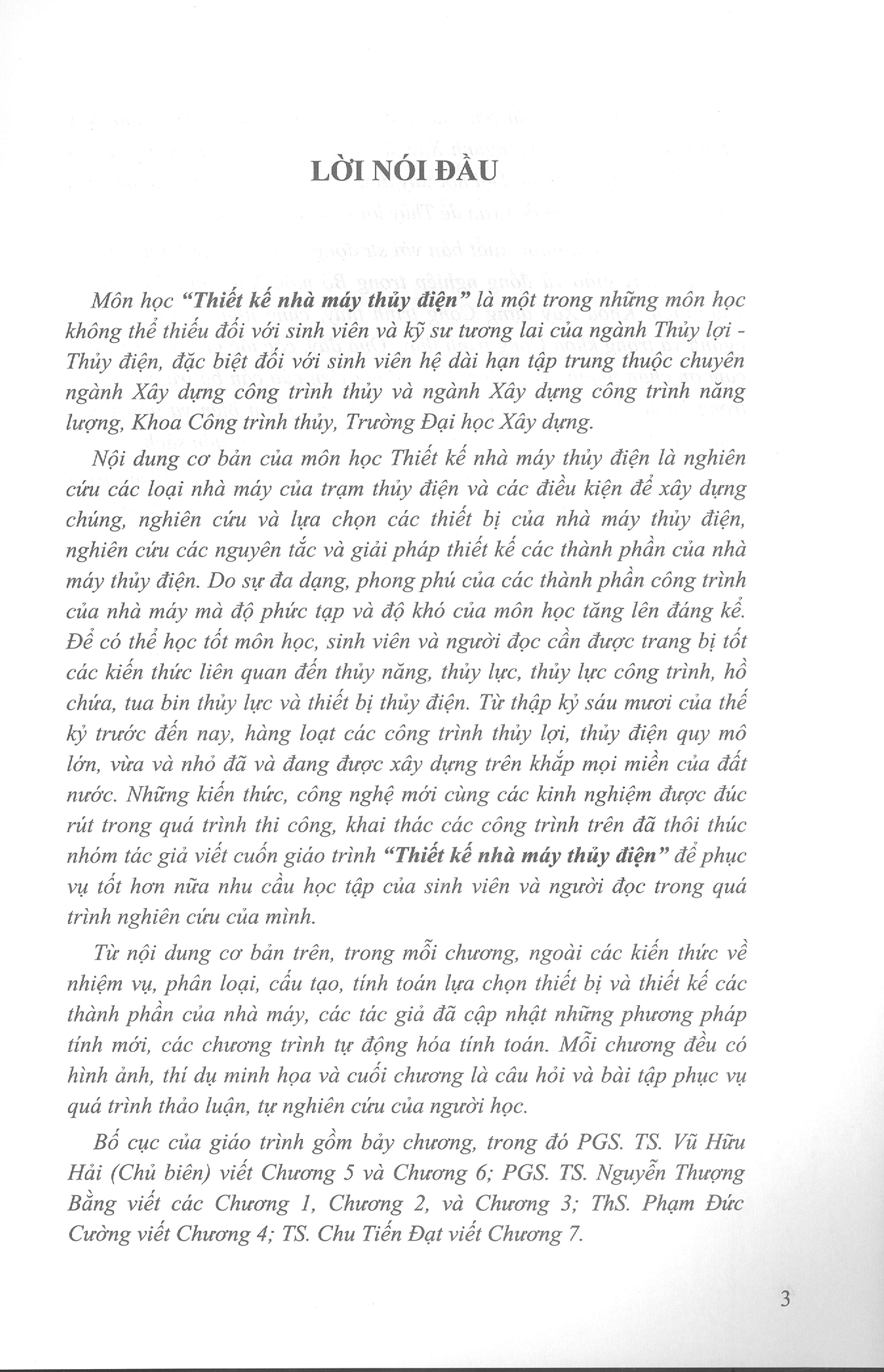 Thiết kế nhà máy thủy điện