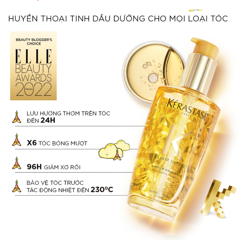 Dầu Dưỡng tóc Kerastase Elixir Ultime 100ml chính hãng (Bill Anh)