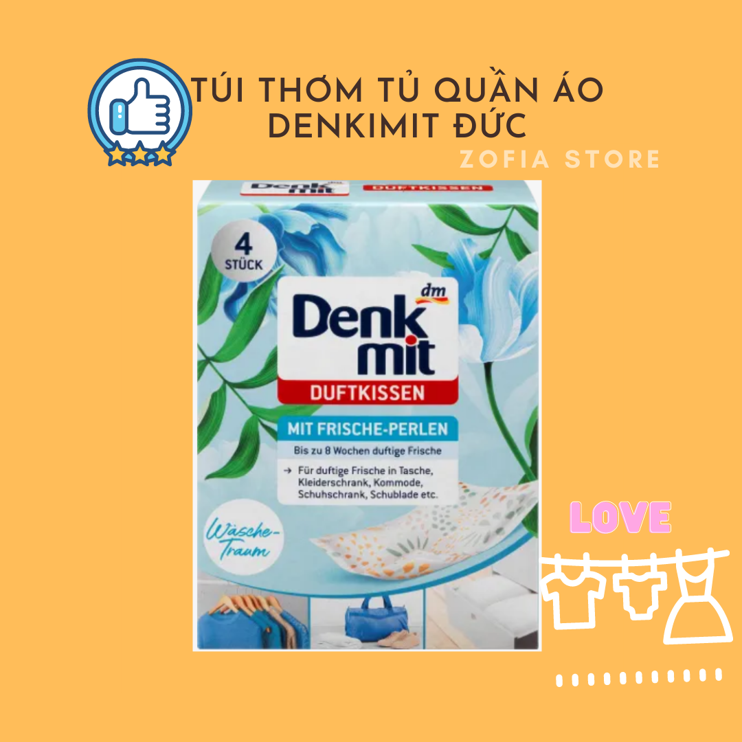 Túi thơm để tủ quần áo Denkmit Đức