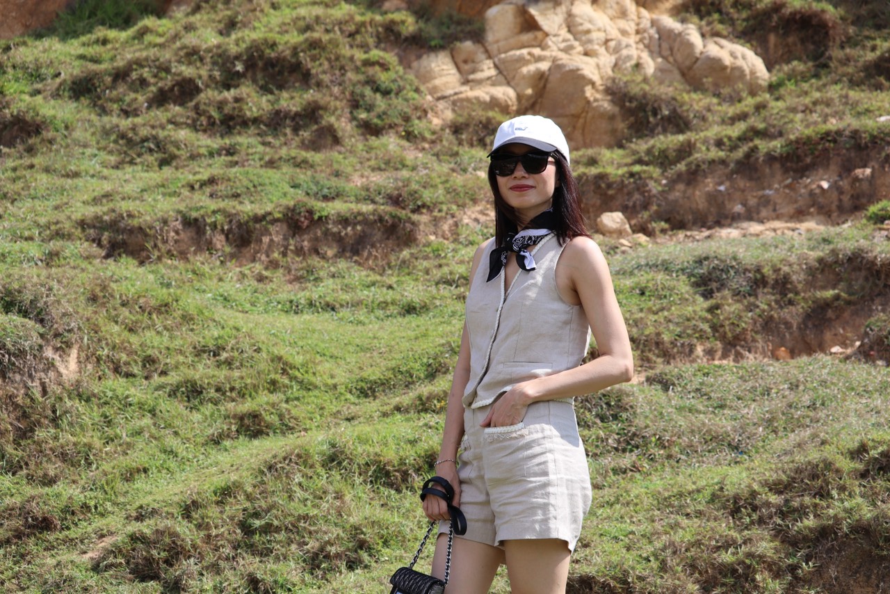 MaxMessi - SUMMER Áo linen cao cấp phối viền