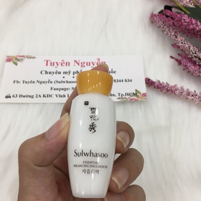 [HCM]SỮA DƯỠNG NÂNG CƠ - ESSENTAIL BALANCING EMULSION Ex 15ml