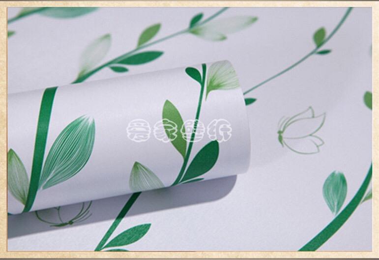 [HCM]Cuộn 5M decal giấy dán tường (có sẵn keo) - dây cỏ xanh