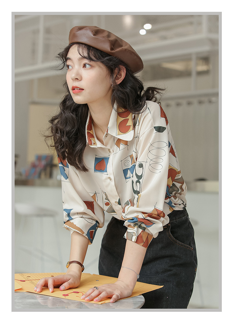 Áo sơ mi nữ, Áo Sơ Mi Nữ Phong Cách Retro