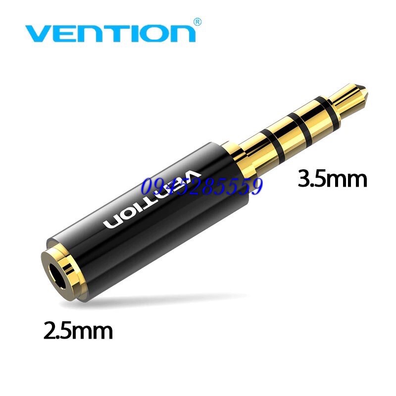 Jack chuyển 2.5 sang 3.5 mạ vàng  Vention