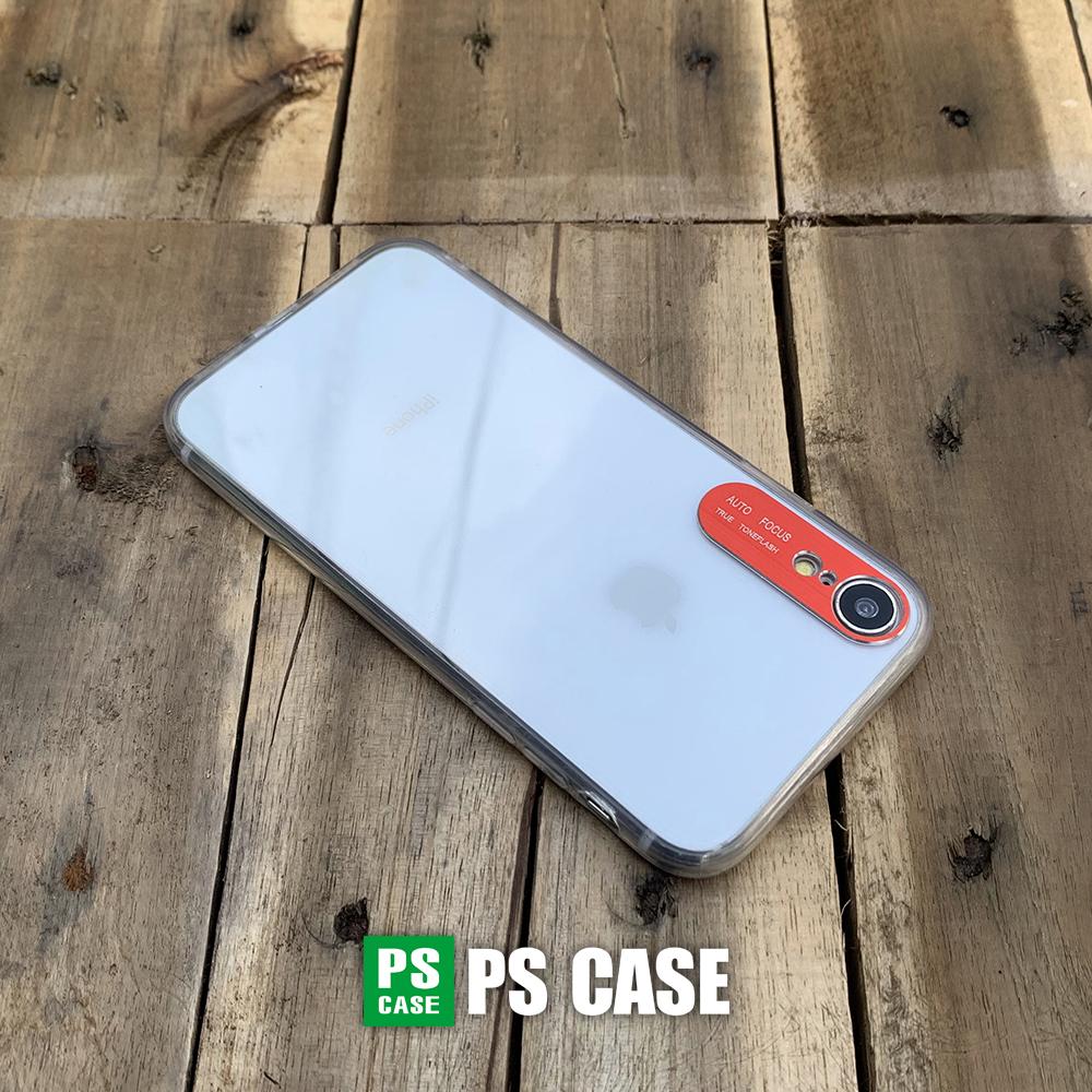 Ốp lưng bảo vệ camera dành cho iPhone XR - màu đỏ - PS Case Phân Phối