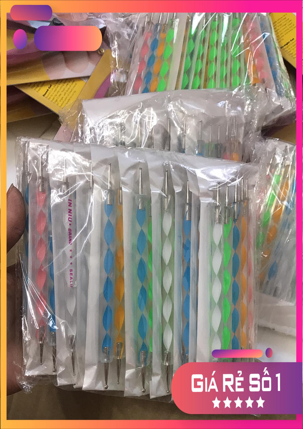 Set 5 cọ chấm bi đủ size - Mini Nails