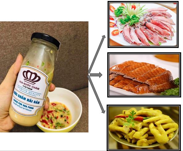 NƯỚC CHẤM HẢI SẢN (Nước chấm hải sản ớt xiêm xanh) 300ml - Thương hiệu Vua Nước Chấm