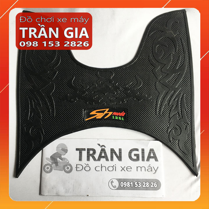 [FreeshipMAX] Thảm lót để chân xe Sh Mode 2013-2014-2015-2016-2017-2018-2019 tấm trải sàn gác chân cao su