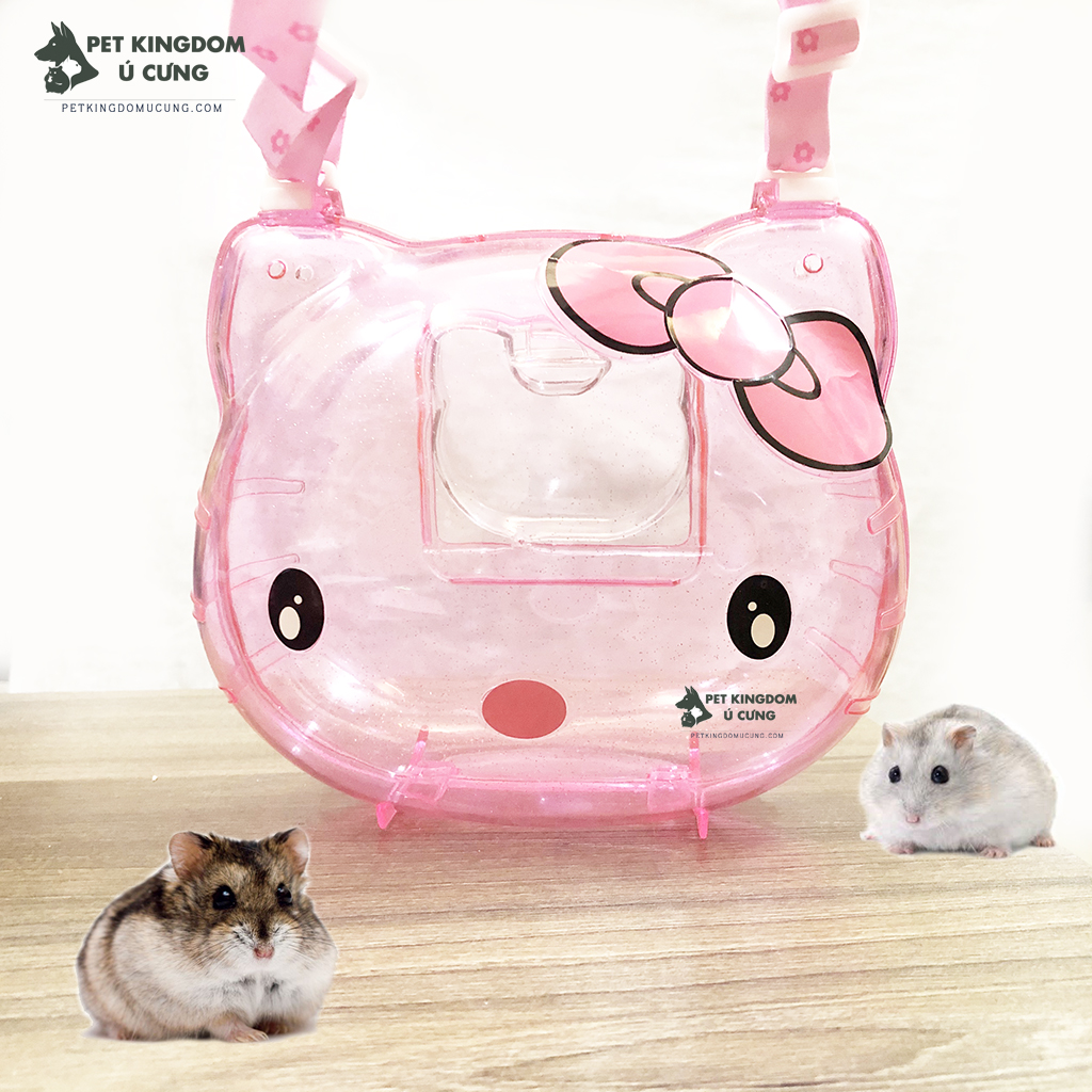 Lồng xách tay hello kitty cho hamster