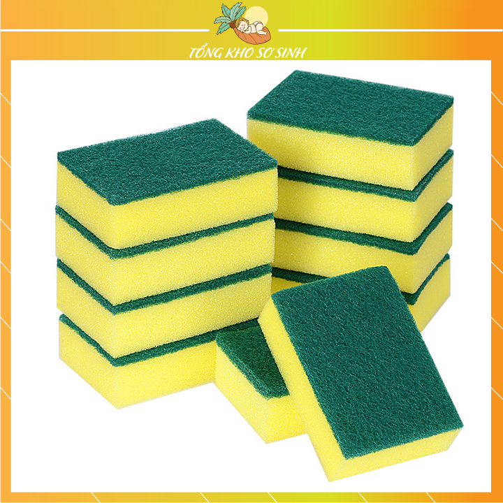 Miếng bọt biển rửa bát chén trong nhà bếp chất lượng cao tiện dụng, miếng rửa chén bọt biển, miếng rửa chén bát, miếng rửa chén,đồ rửa chén, bọt biển rửa chén, cọ rửa chén , mút rửa chén đồ dùng tiện lợi