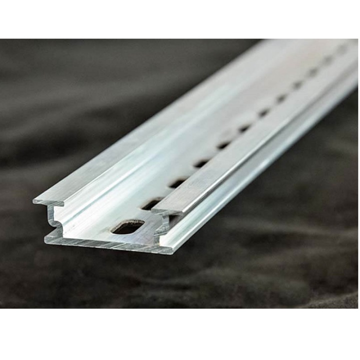 Thanh ray nhôm cài thiết bị dài 1m