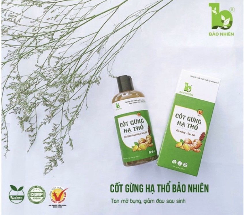 Cốt Gừng Hạ Thổ Bảo Nhiên Dành Cho Mẹ