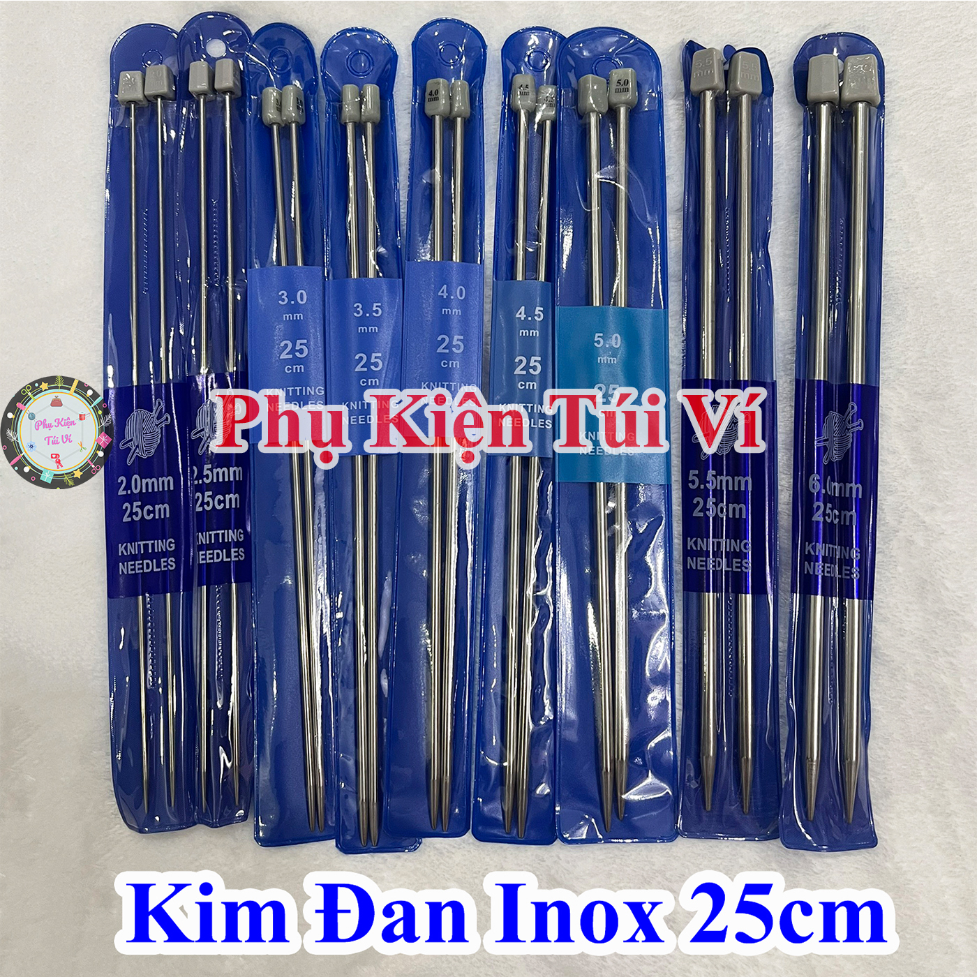Kim đan inox 25cm 25k/ cặp