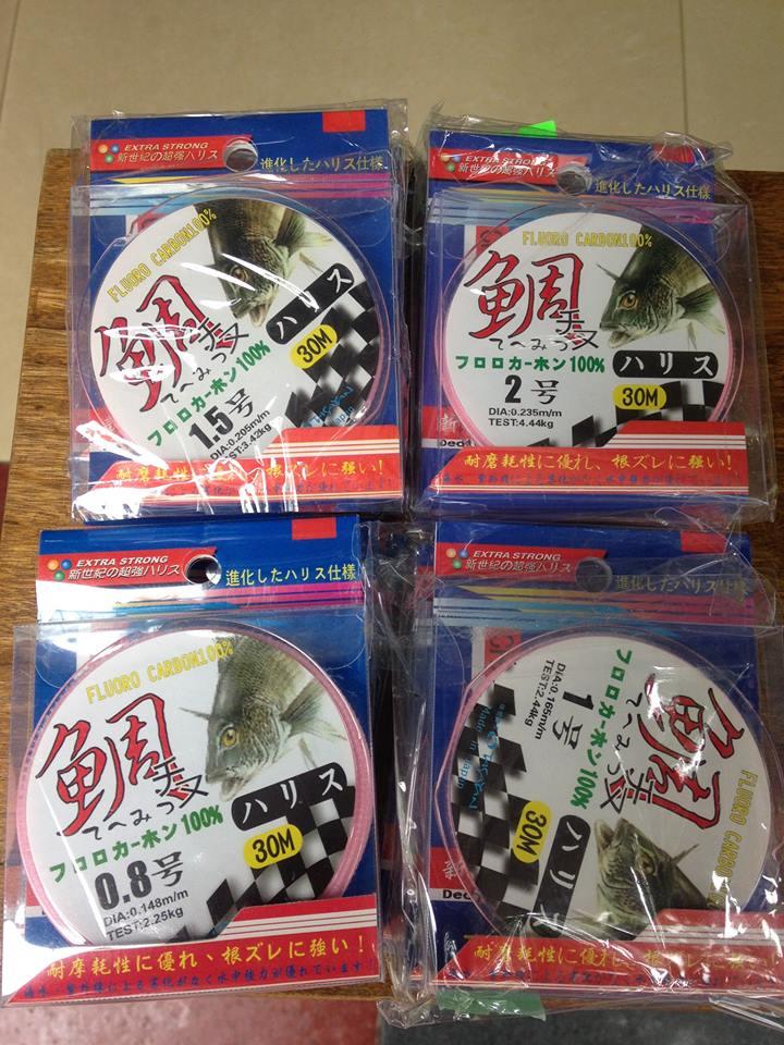 Cước thẻo câu cá Fluoro Carbon 30m